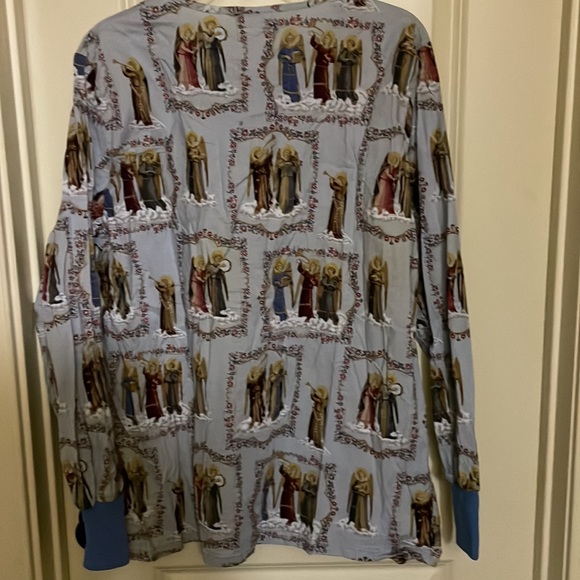 The Vatican library collection vintage 1990’s Angel scrub jacket size medium - Picture 7 of 7